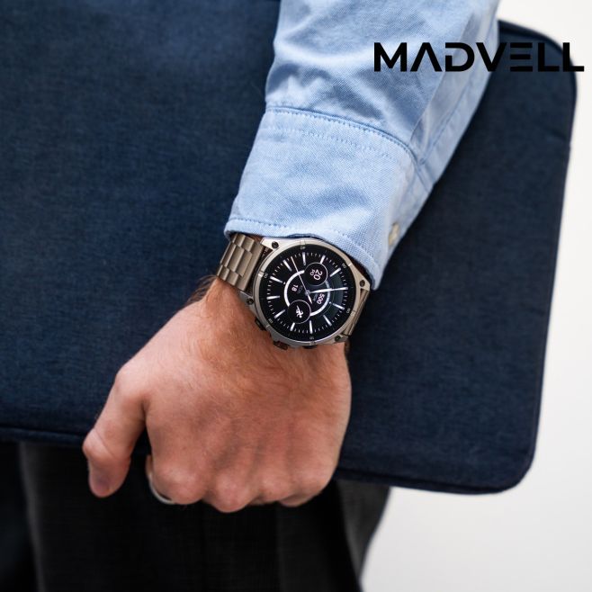 Madvell Onyx 3 - Styl⌚ Výkon💪 Elegance⌚️ 🟢Výkonná LED svítilna 🟢Vodotěsné 5ATM 🟢Záruka kvality od české značky Madvell...